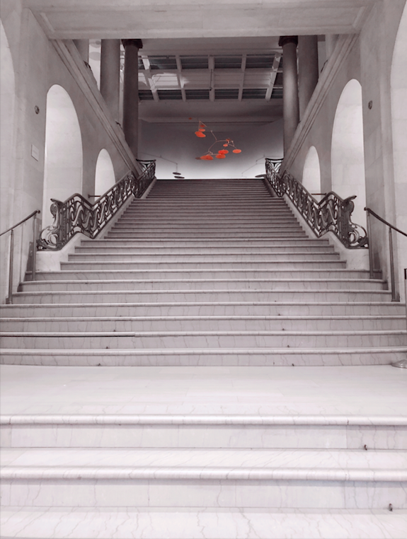 Escalier - staircase - New Year's resolution - MBAM - Alexander Calder